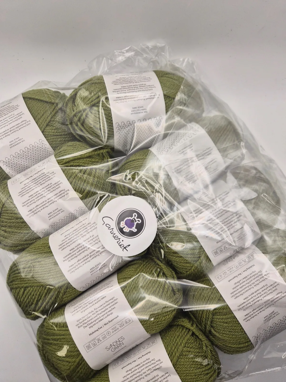 Rea paket Double Sunday 9 nystan färg Matcha 9564 – Sandnes