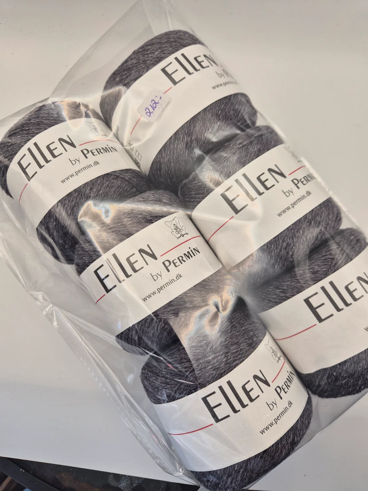 Rea paket Ellen  nystan färg Mörkgrå 883516 – Permin