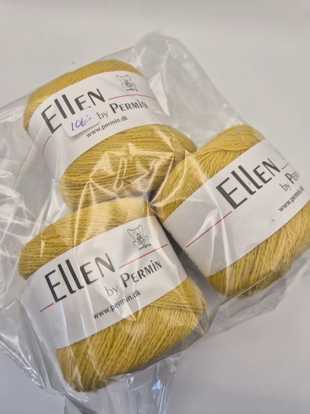 Rea paket Ellen 3 nystan färg Solgul 883542 – Permin