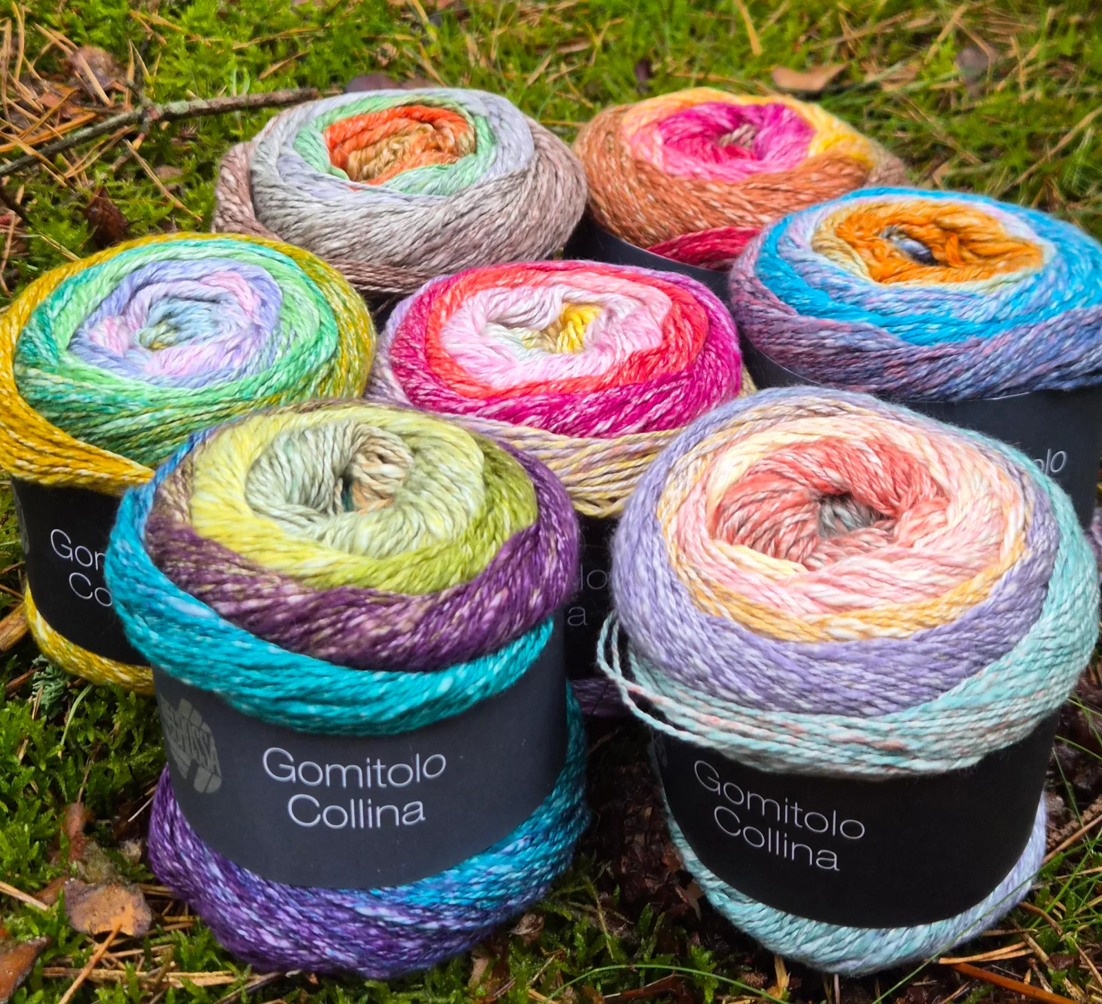 Gomitolo Collina flera färger  – Lana Grossa