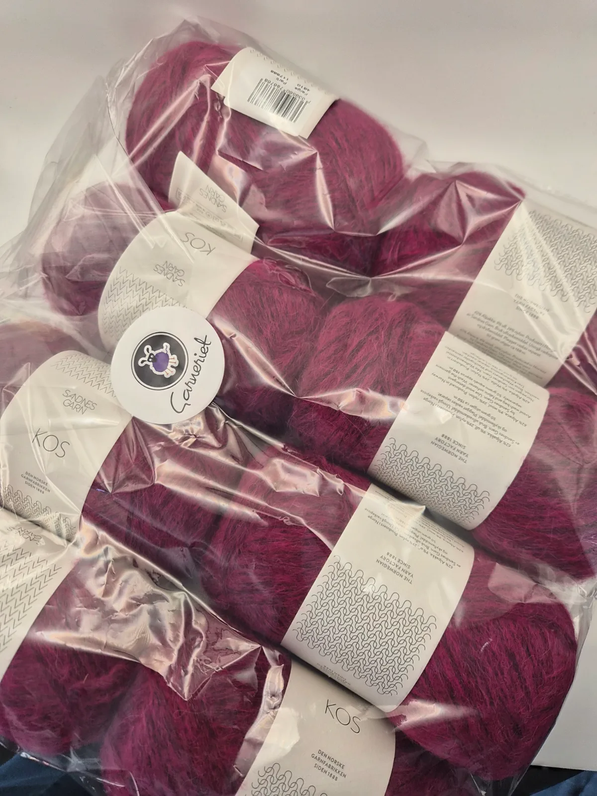 Rea paket Kos 8 nystan färg Mörk Jazzy Pink 4610 – Sandnes