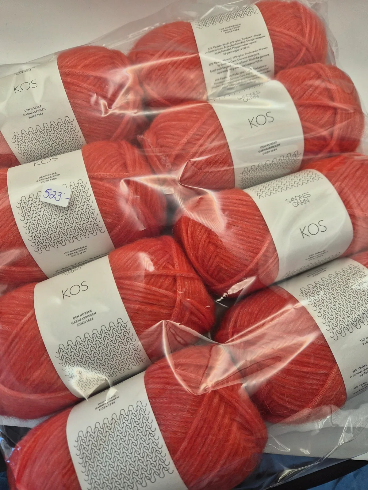 Rea paket Kos 8 nystan färg Poppy 4008 – Sandnes
