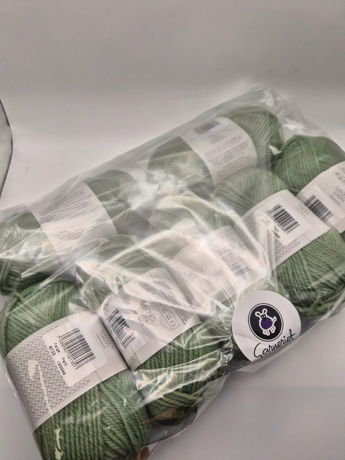 Rea paket Peer Gynt 7 nystan färg Spring green 8733 – Sandnes