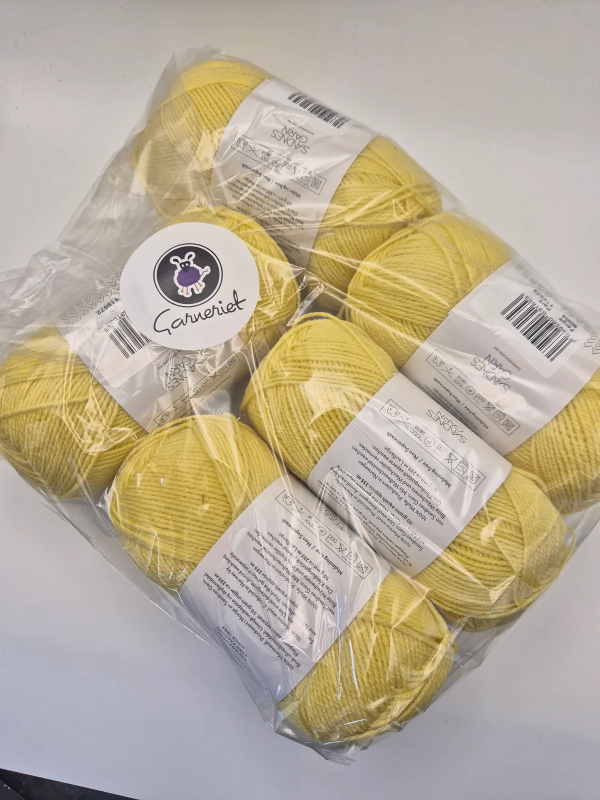 Rea paket Sunday 5 nystan färg Lemon 9004 – Sandnes