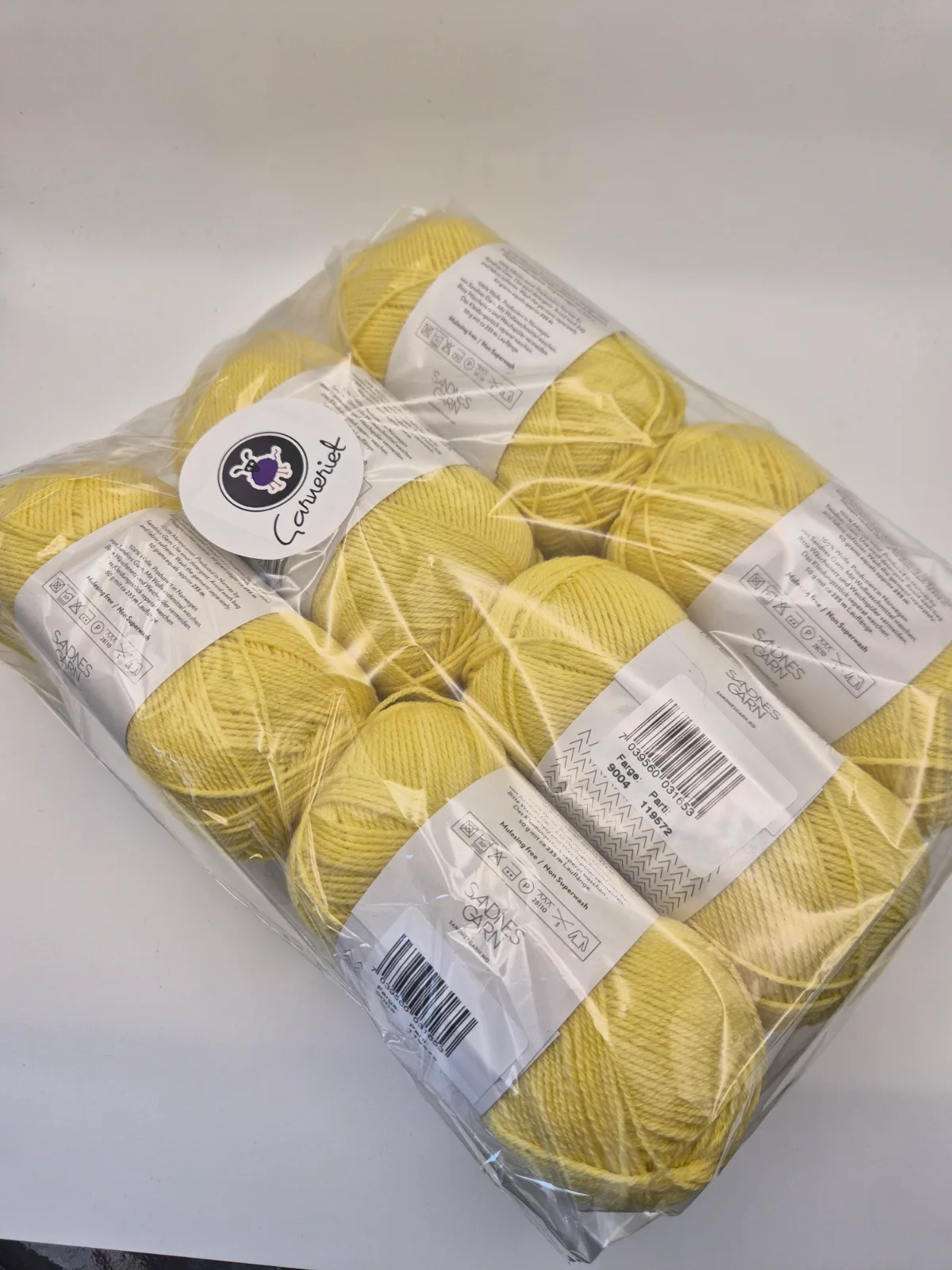 Rea paket Sunday 6 nystan färg Lemon 9004 – Sandnes