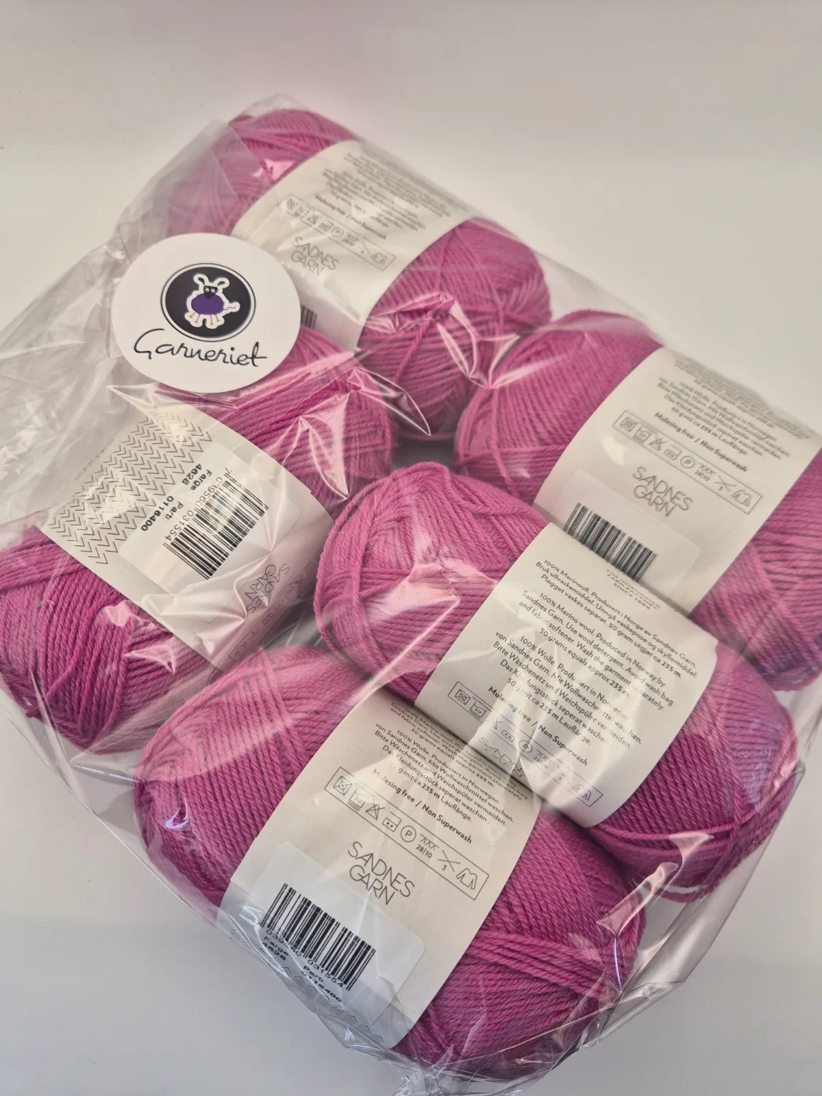 Rea paket Sunday 5 nystan färg Magenta 4628 – Sandnes