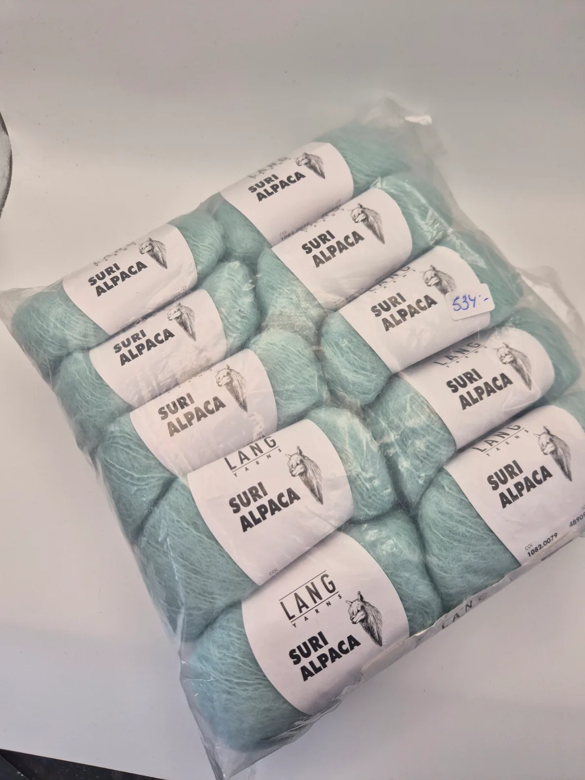 Rea paket Suri Alpaca 10 nystan färg Turkos – Lang